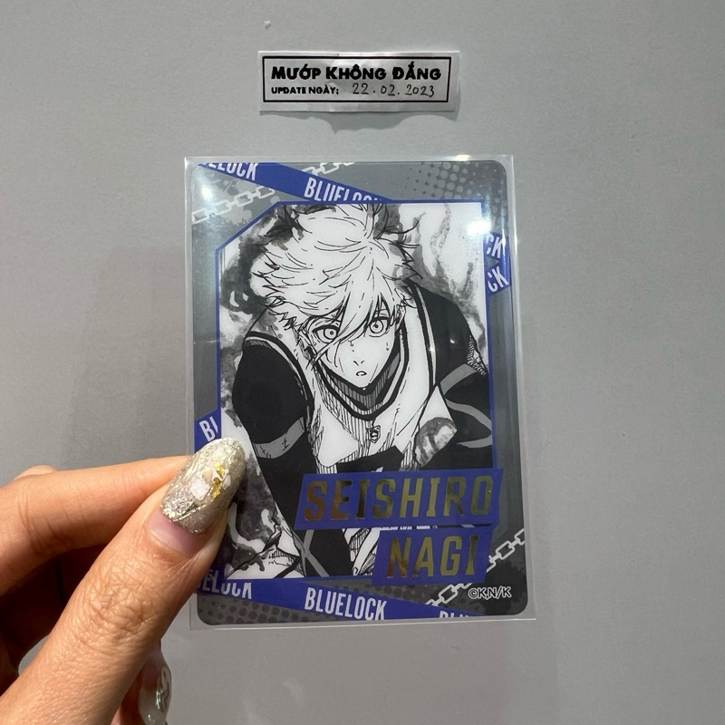 Thẻ bài clear fav blue lock nhân phẩm nagi reo rin sae bachira muopkhongdang