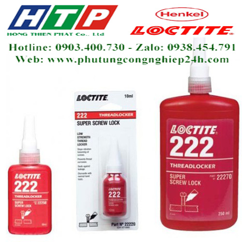 Hướng dẫn sử dụng keo loctite 222 - 50ml