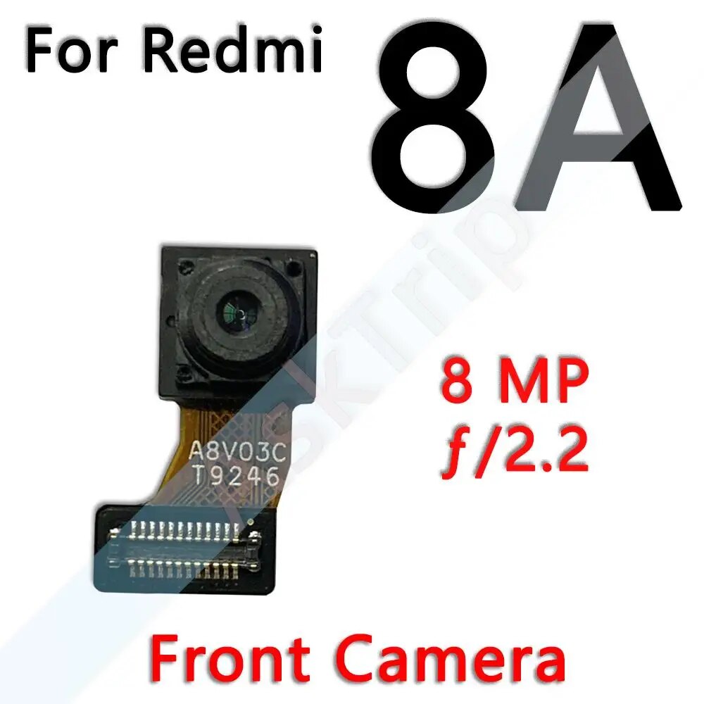 Aiinant Small Front Camera Flex For Xiaomi Redmi Note 8 8A Note8 Pro Plus Macro Depth Wide Main Big Back Rear Camera Flex Cable. 