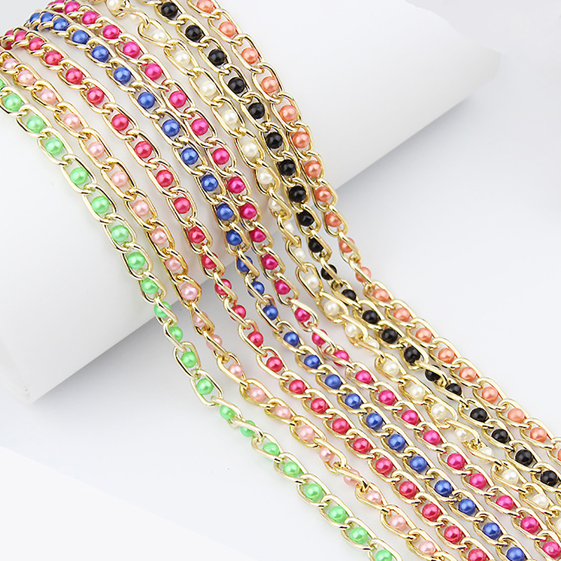 Women's Dress Accessories Waist Chain Metal Chain Solid Pearl Versatile Apparel QUANYIN. 