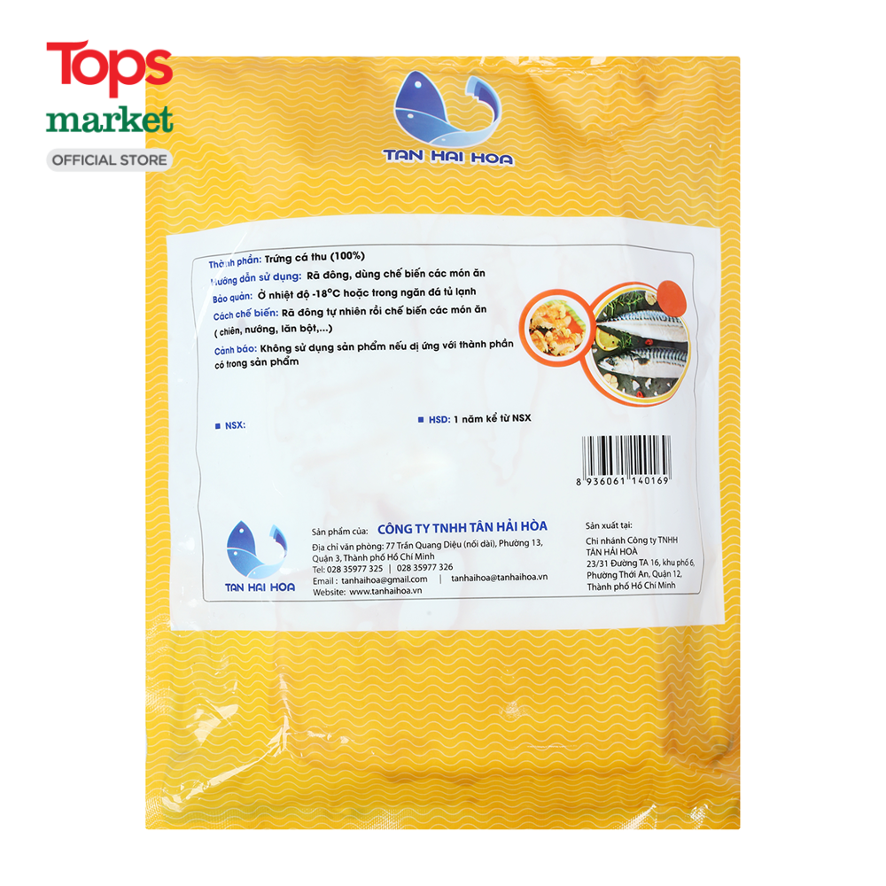 Trứng Cá Thu Tân Hải Hòa 500G