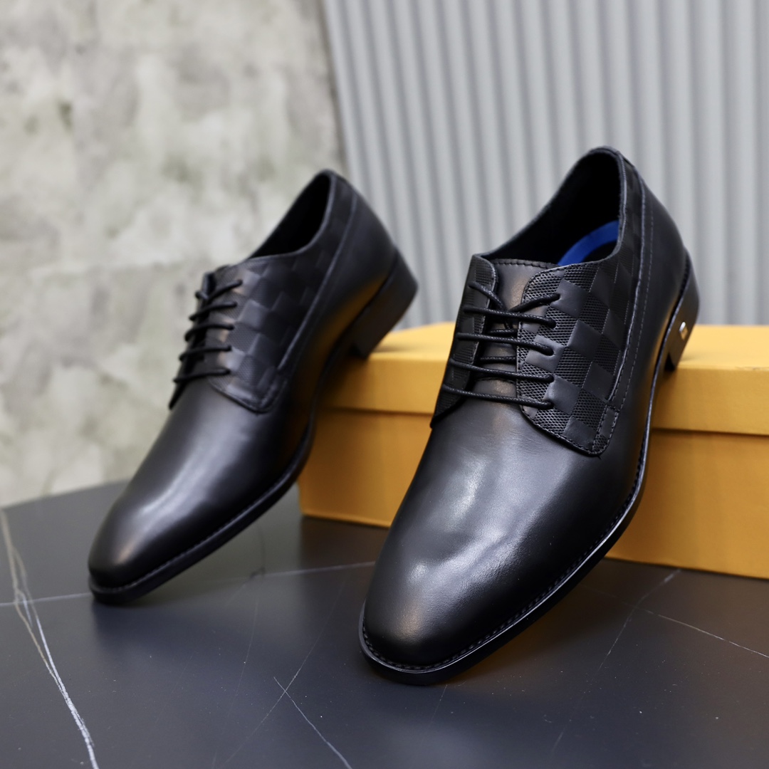 Men's shoes Business shoes black cowhide lace up Moccasin formal dinner  suit soft sole top luxury 45 size shoes for men