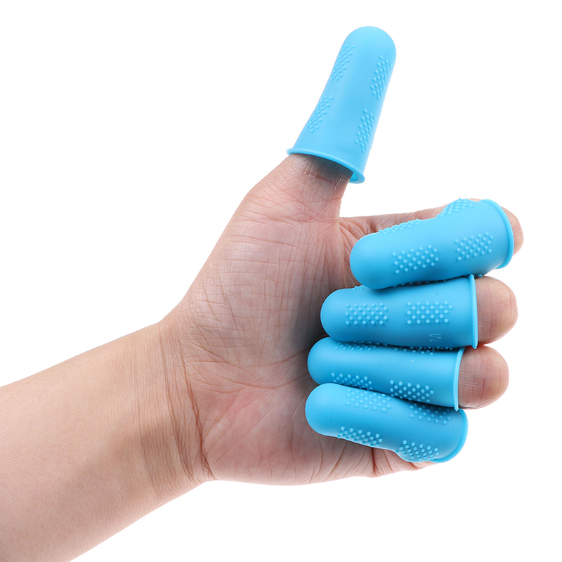 Kitchen accessories 5pcs Silicone Fingers Protector Cover Anti-cut Heat Resistant Anti-slip Cover BOYUAN. 
