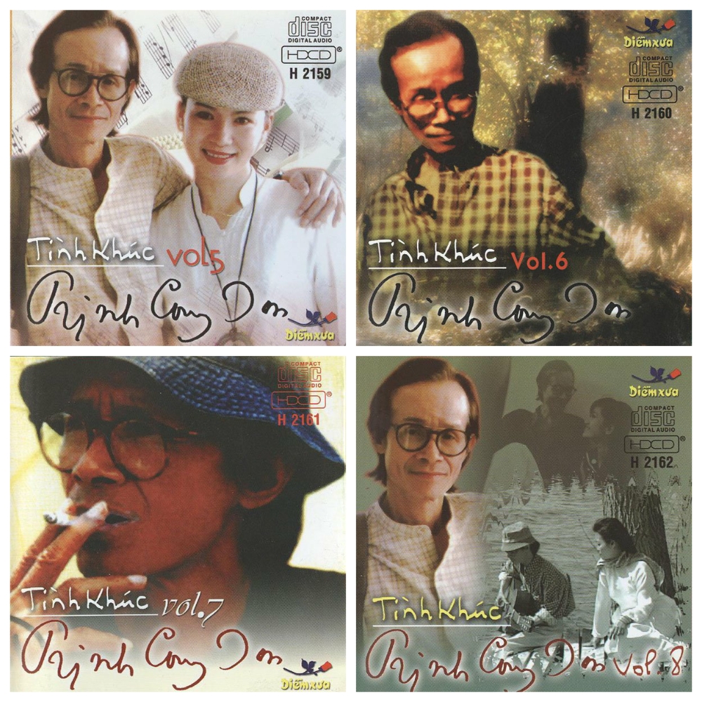 [MDX] BỘ 4 ĐĨA CD TRỊNH CÔNG SƠN 5678 - CD NHẠC VÀNG