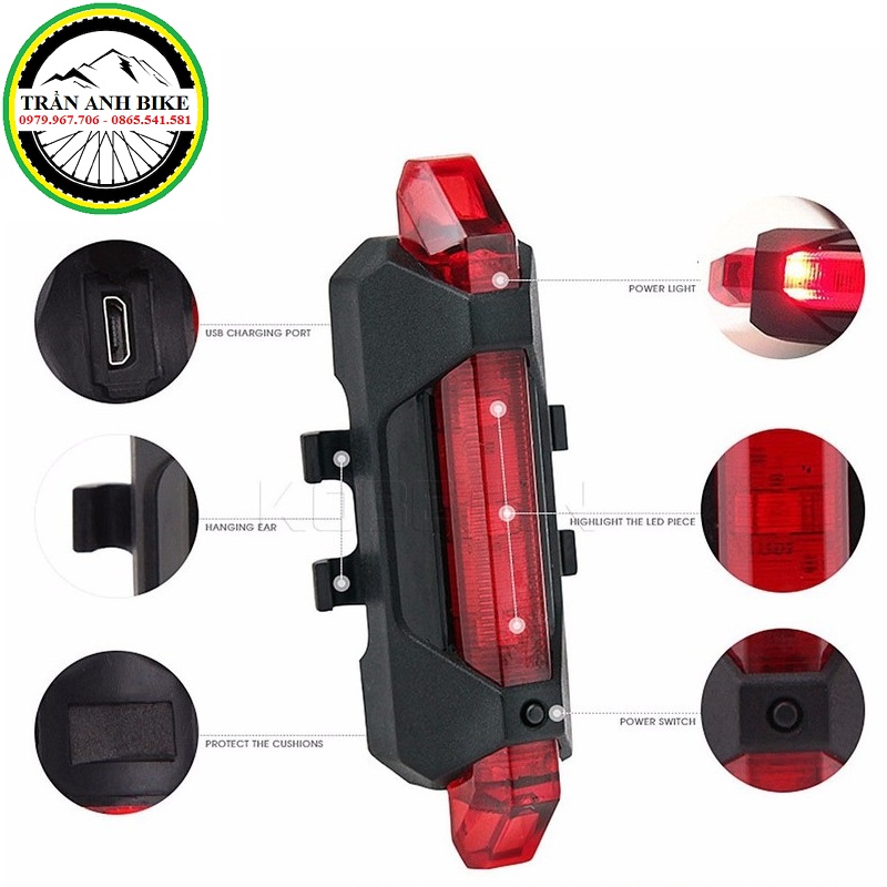 Đèn Treo Siêu Sáng Xe Đạp 1000LM OFFBONDAGE N5 4000mAh N5 Pro 5000mAh