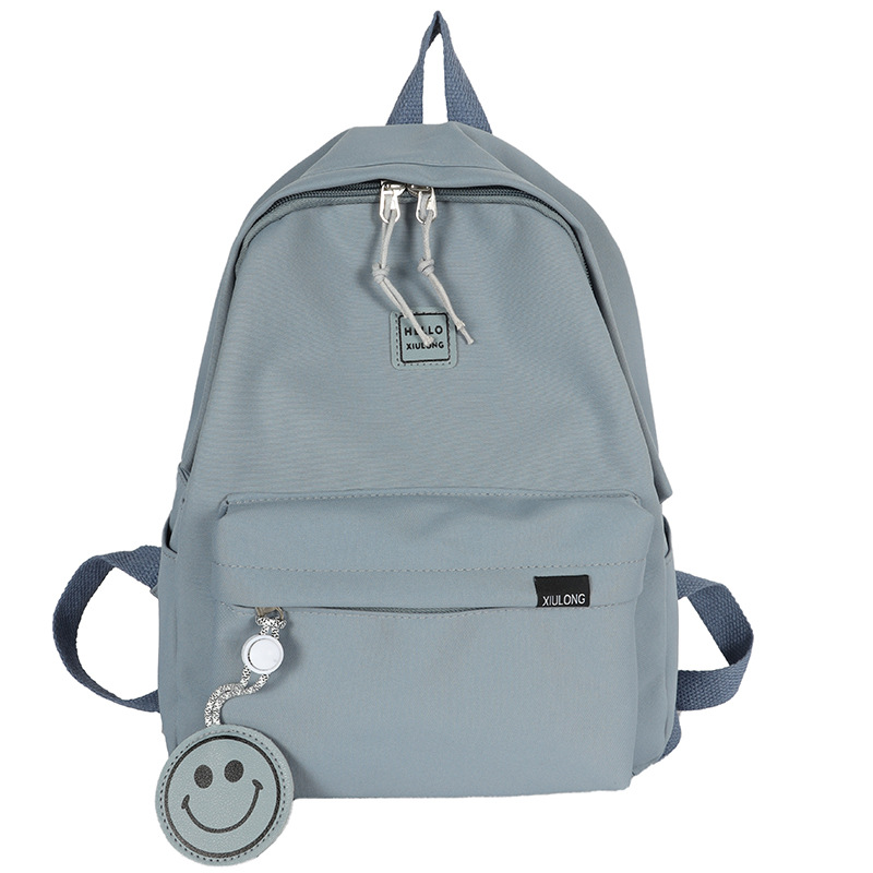 IQANGEL College-style backpack cute student school bag Mori girl children's backpack