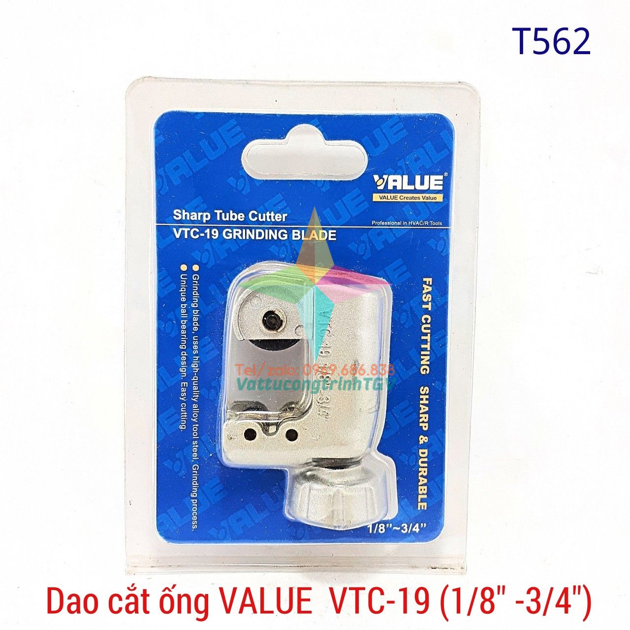 Dao cắt ống mini VALUE model VTC-19(1/8" - 3/4")