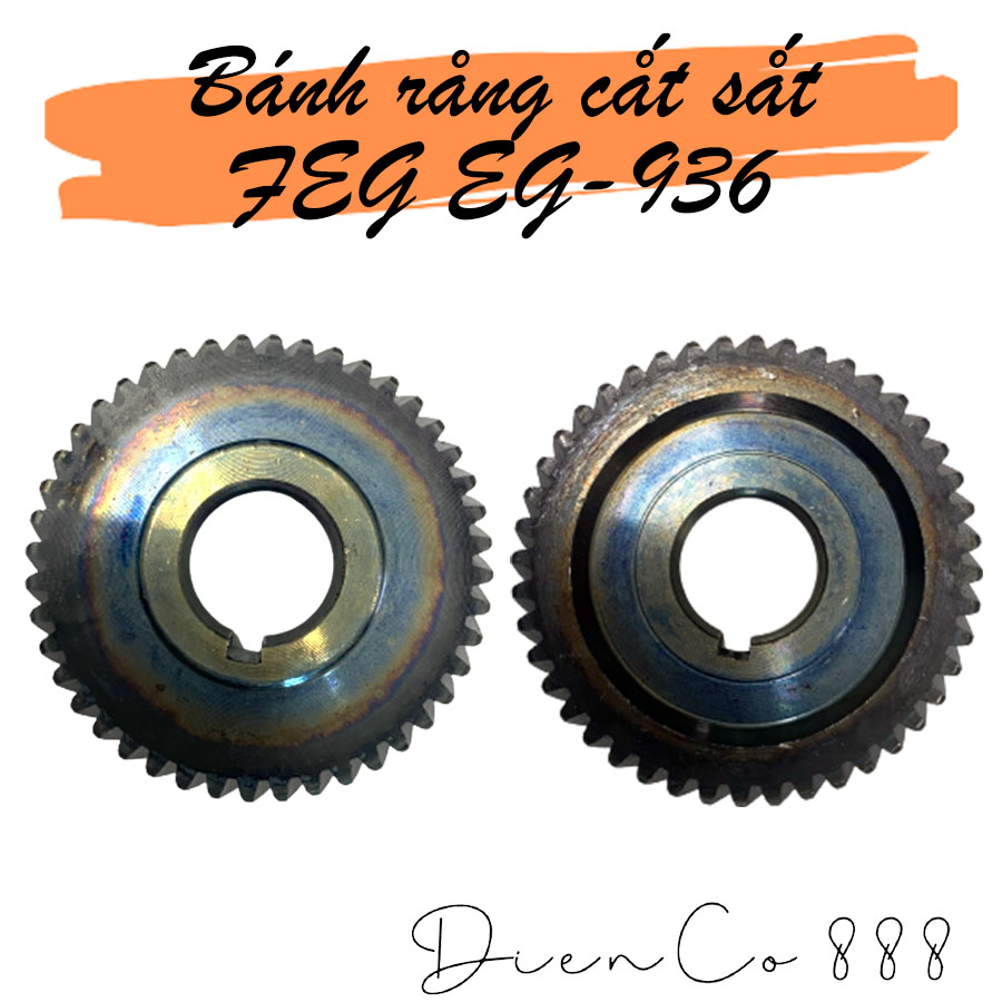 (Helical Gear 44) Nhông bánh răng cắt sắt FEG 936 EG-936 44 răng kích thước 20x60mm