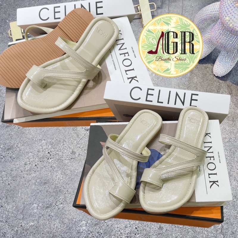 [VOUCHER 8%]Dép xỏ ngón quai cắt da mềm lót đệm
