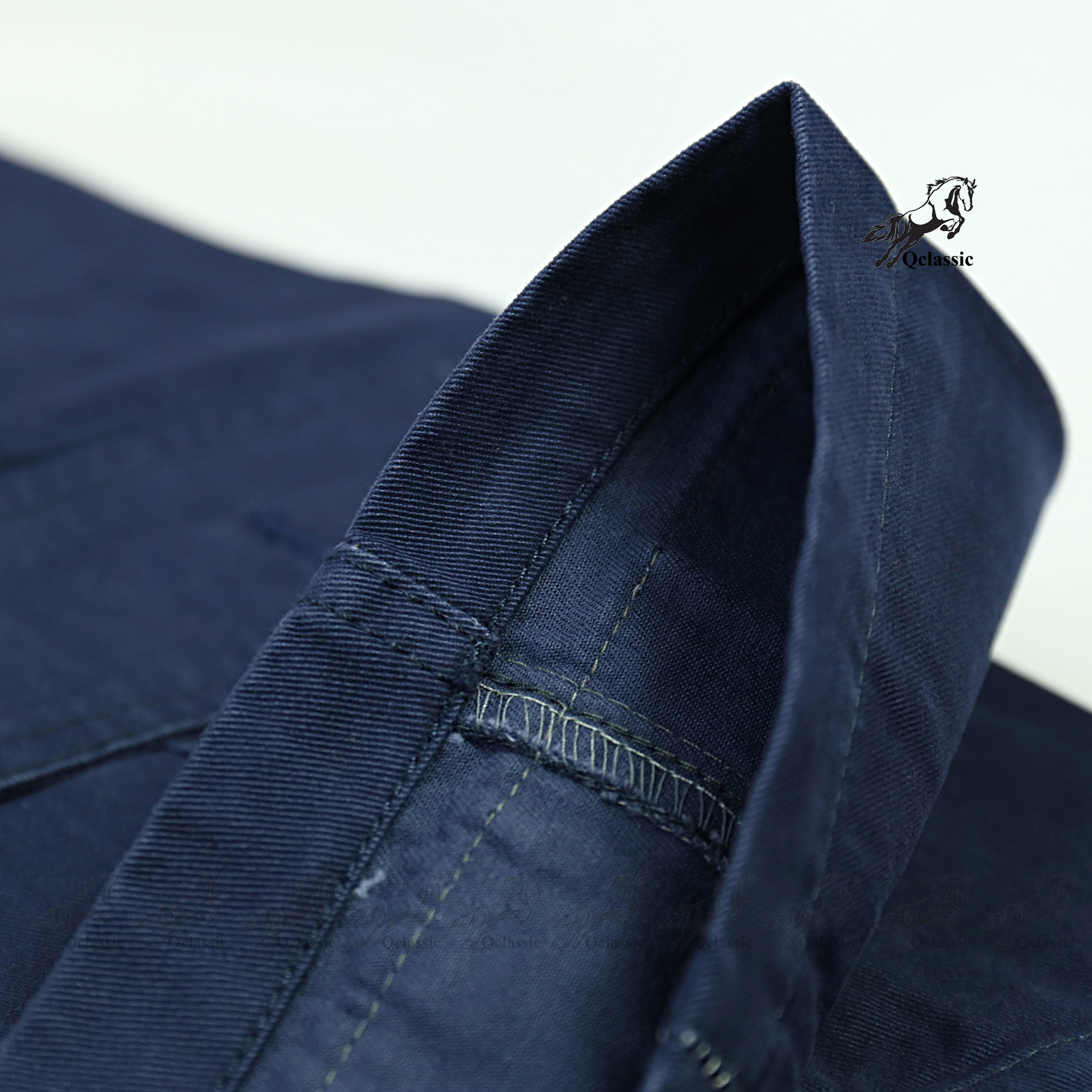Quần short túi hộp lưng thun chất vải dày dặn mềm mịn
