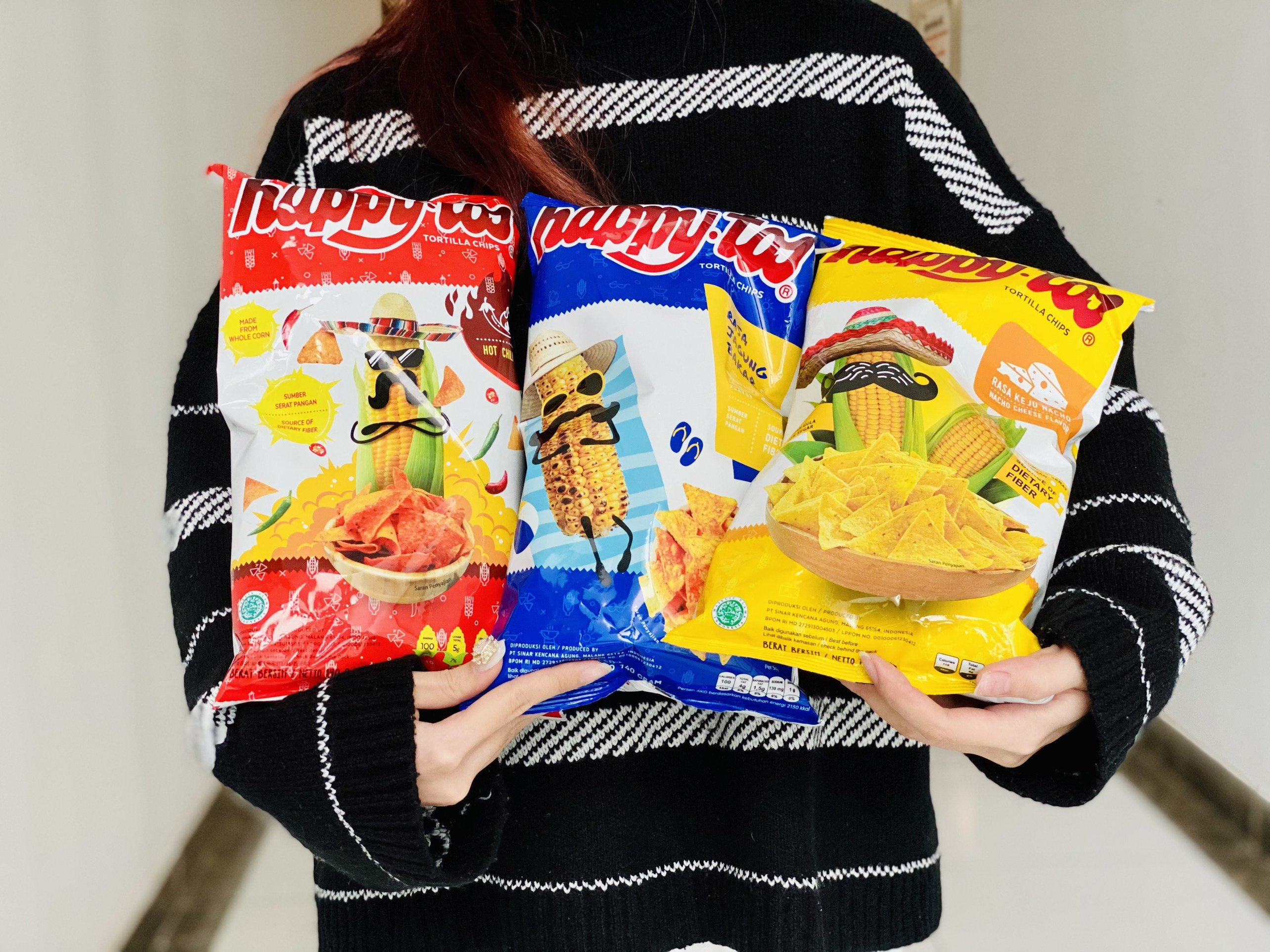 Snack Happy Tos Bắp Vị Phomai Nacho