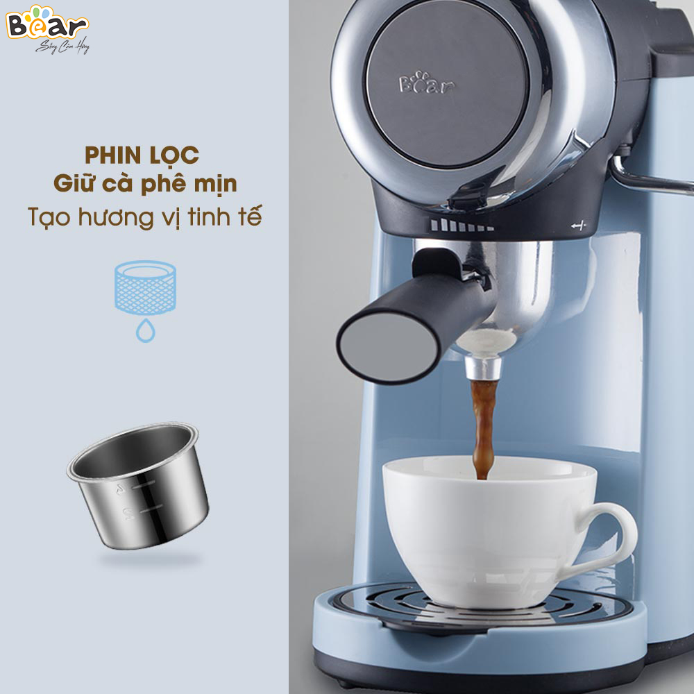 Máy Pha Cafe Bear B02V1 Tự Động Pha Cafe, Pha Espresso Phong Cách Ý Mini Pha Cà phê