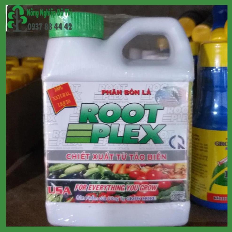 Phân Bón Lá ROOT PLEX (500ml) - Phân Hữu Cơ Rootplex Rong Biển USA, phân Tảo Biển SEAWEES EXTRACT