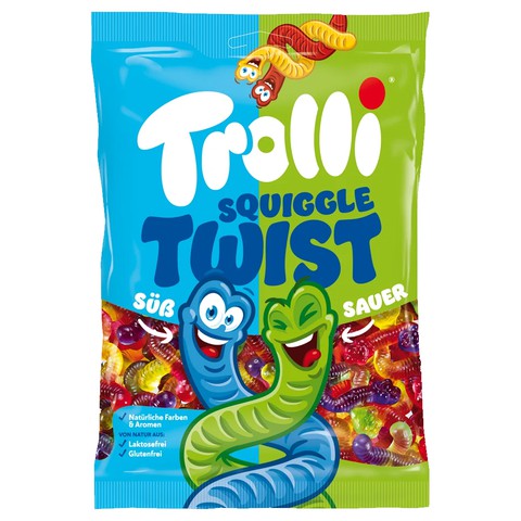 Kẹo dẻo Trolli Squiggles gói 100gr- Đức
