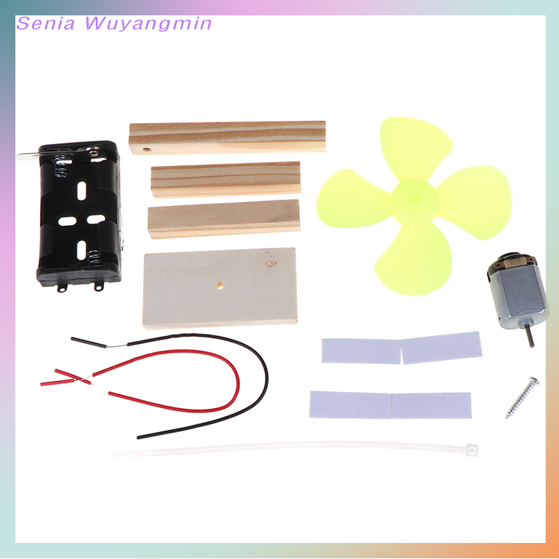 Senia DIY Electric Fan Experiment Model Physics Science Elementary Education Toys