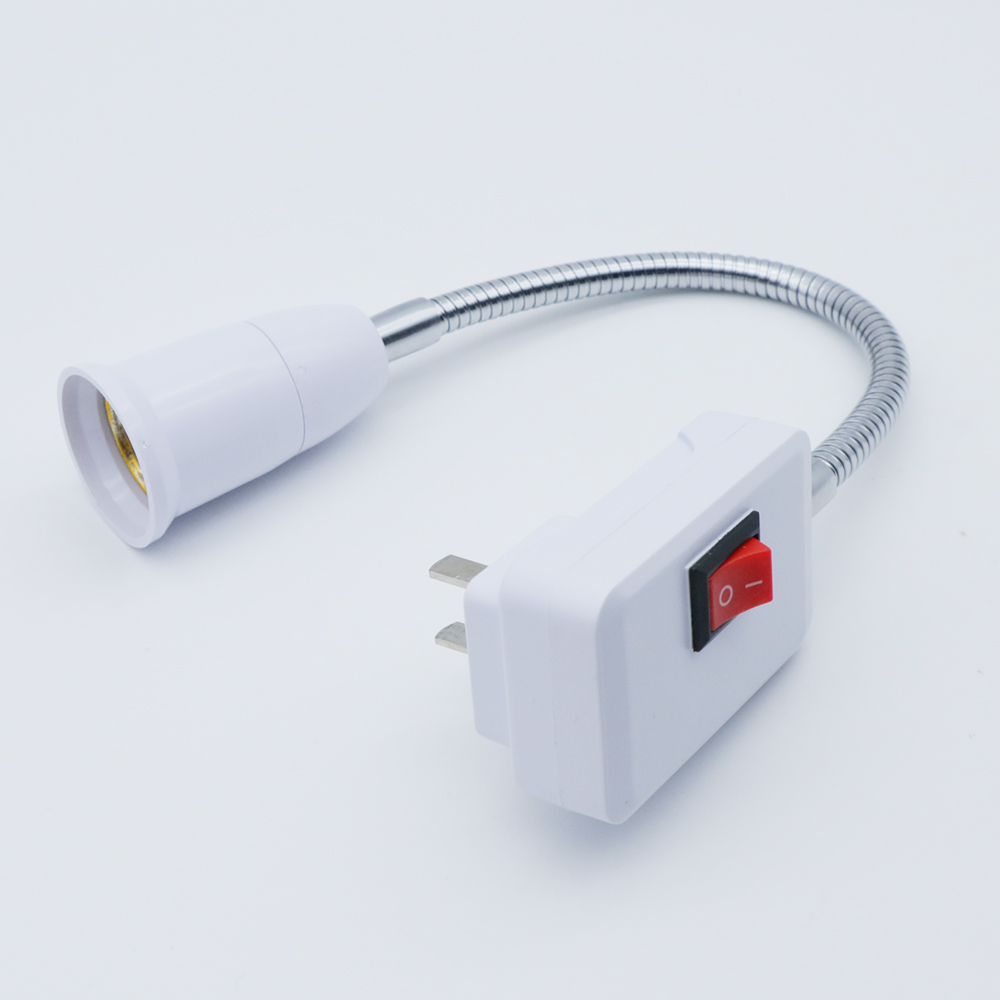 【Folio & Light】Us/eu Plug Flexible E27 Lamp Holder With On/off Switch ...