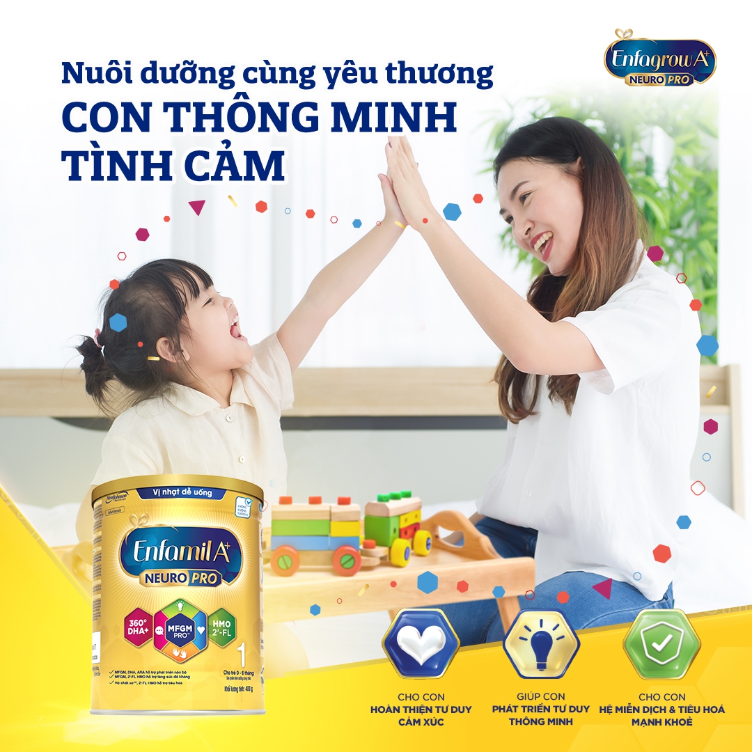 Enfamil A+ số 1 400g 2flex
