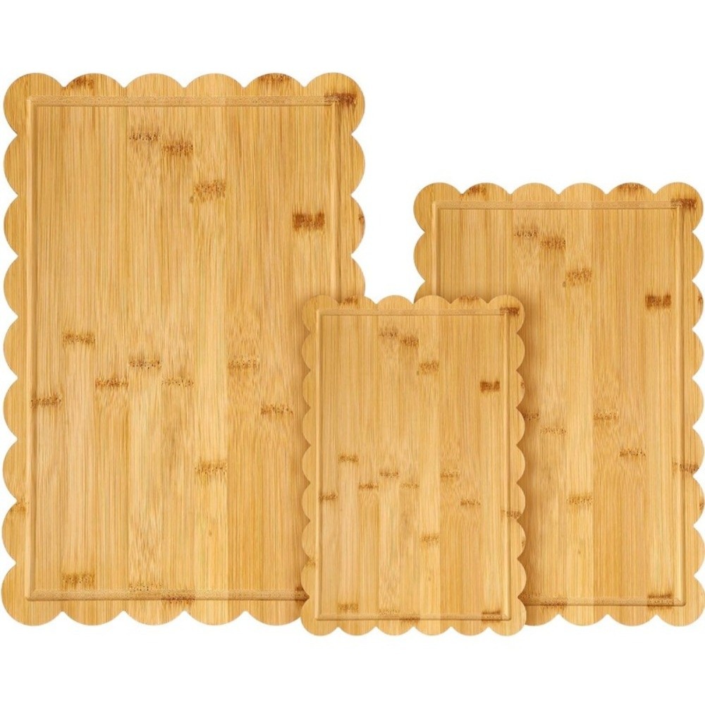 Practical Anti-Bacterial Wood Cutting Board Non-sticky Rectangular Steak Plate Odor-Free Durable Kitchen Chopping Block Daily Cooking.