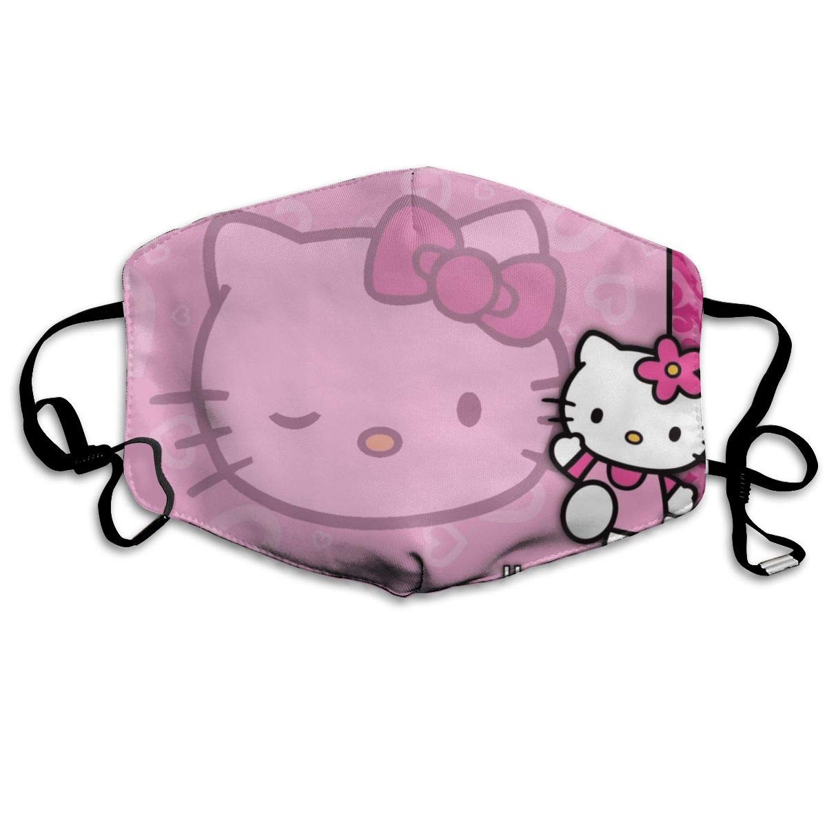 Multi Usage Face Cover Up Hello Kitty Breathable Anti Dust Reusable Mouth Cover 