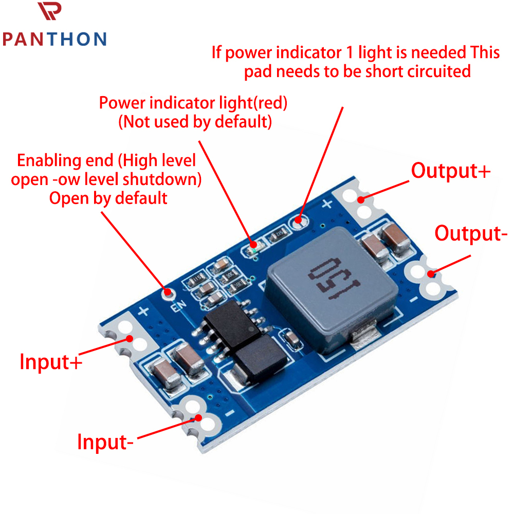 PANTHON High Efficiency Output 3.3V 5A mini560 Step Down DC-DC Converter Voltage Regulator Buck Stabilized Power Supply Module