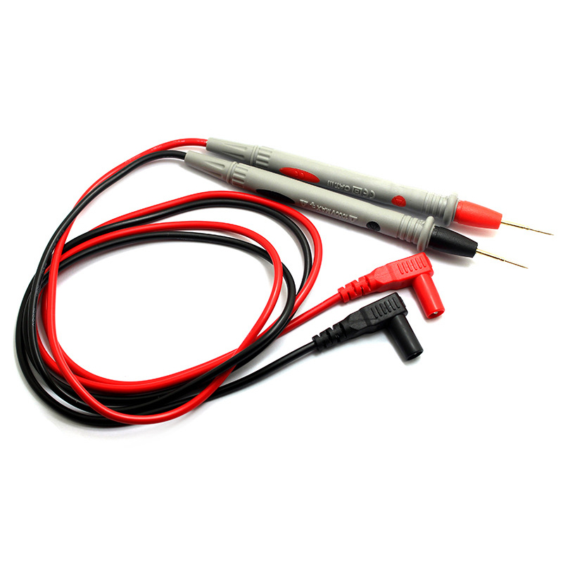 Jx Multimeter Cable Set Banana Plug To Dual Hook Clip Alligator Clip Test Probe Cable Multimeter Smd Pen Clip. 