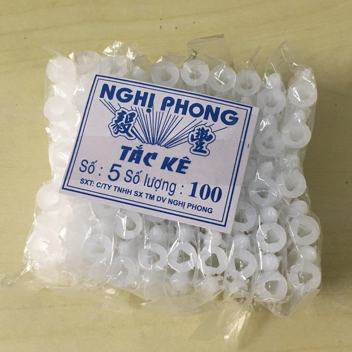 < 10 CON > TẮC KÊ/ NỞ NHỰA NHIỀU SIZE