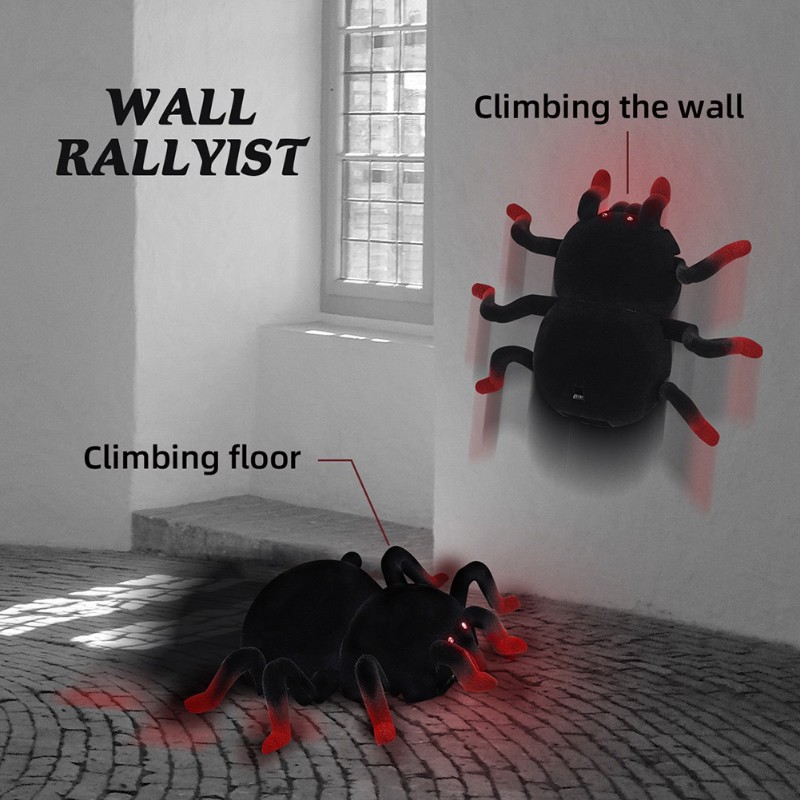 Tarantula Rccrawler RC Wall Crawler Tarantula Wall Toys, Rechargeable Wall Climbing Spider ...