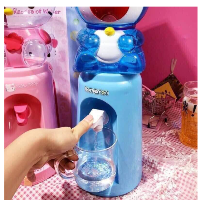 Bình lọc nước mini trẻ em hình thú DOREMON và HELLO-KITTY