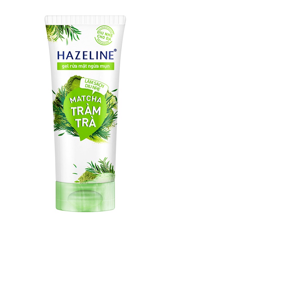 [HCM]Sữa rửa mặt sáng da Hazeline Matcha Tràm Trà 100g