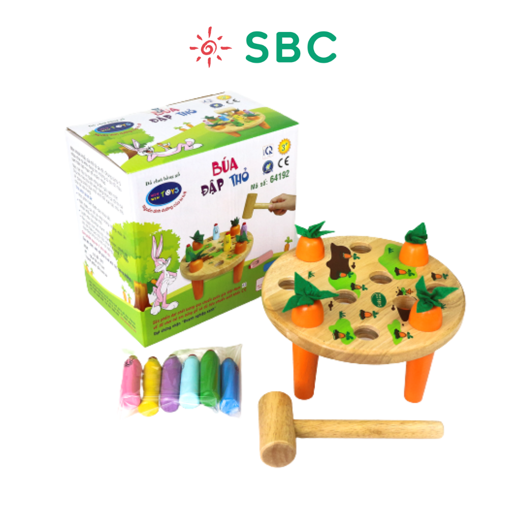 Đồ chơi gỗ Winwintoys Đập thỏ