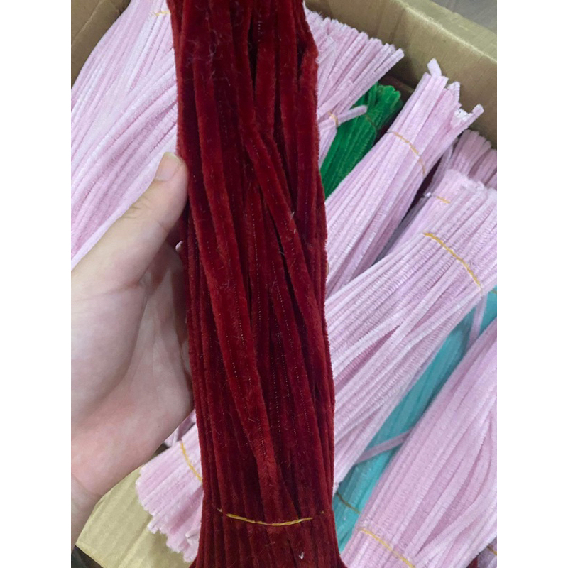 Dây kẽm nhung làm hoa bó 50c, 100