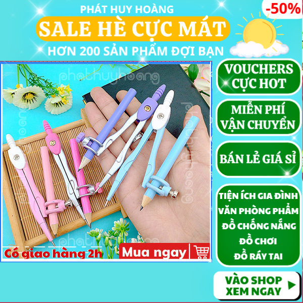 Bộ compa kèm bút chì loại tốt giá rẻ mẫu 90179 , compa học sinh  , dụng cụ học tập  ,dụng cụ học sinh , đồ dùng học tập, Phát Huy Hoàng