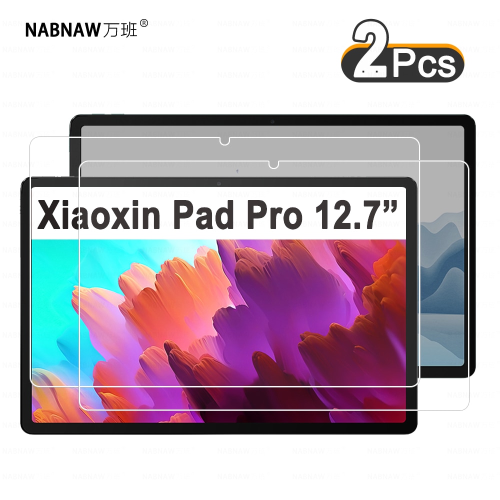 2 Pieces HD Scratch Proof Screen Protector Tempered Glass For Lenovo Xiaoxin Pad Pro 12.7-Inch 2023 Tablet Protective Film