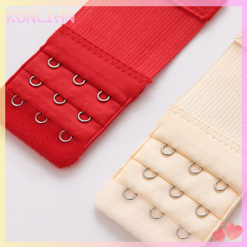 [KUNLIAN] Bra Extenders Strap Buckle Extension 2 Hooks Bra Strap Extender Adjustable Intimates Belt Buckle Accessories Women Bra Strap