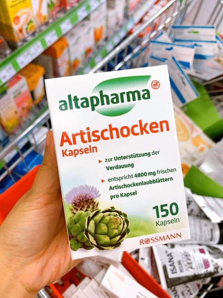 VIÊN UỐNG ARTISO bổ gan của ALTAPHARMA Đức