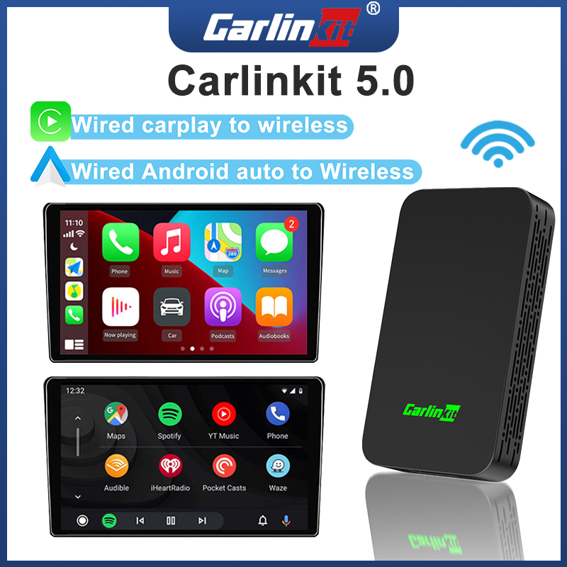 CarlinKit 5.0 CarPlay to Wireless CarPlay & Wireless Android Auto