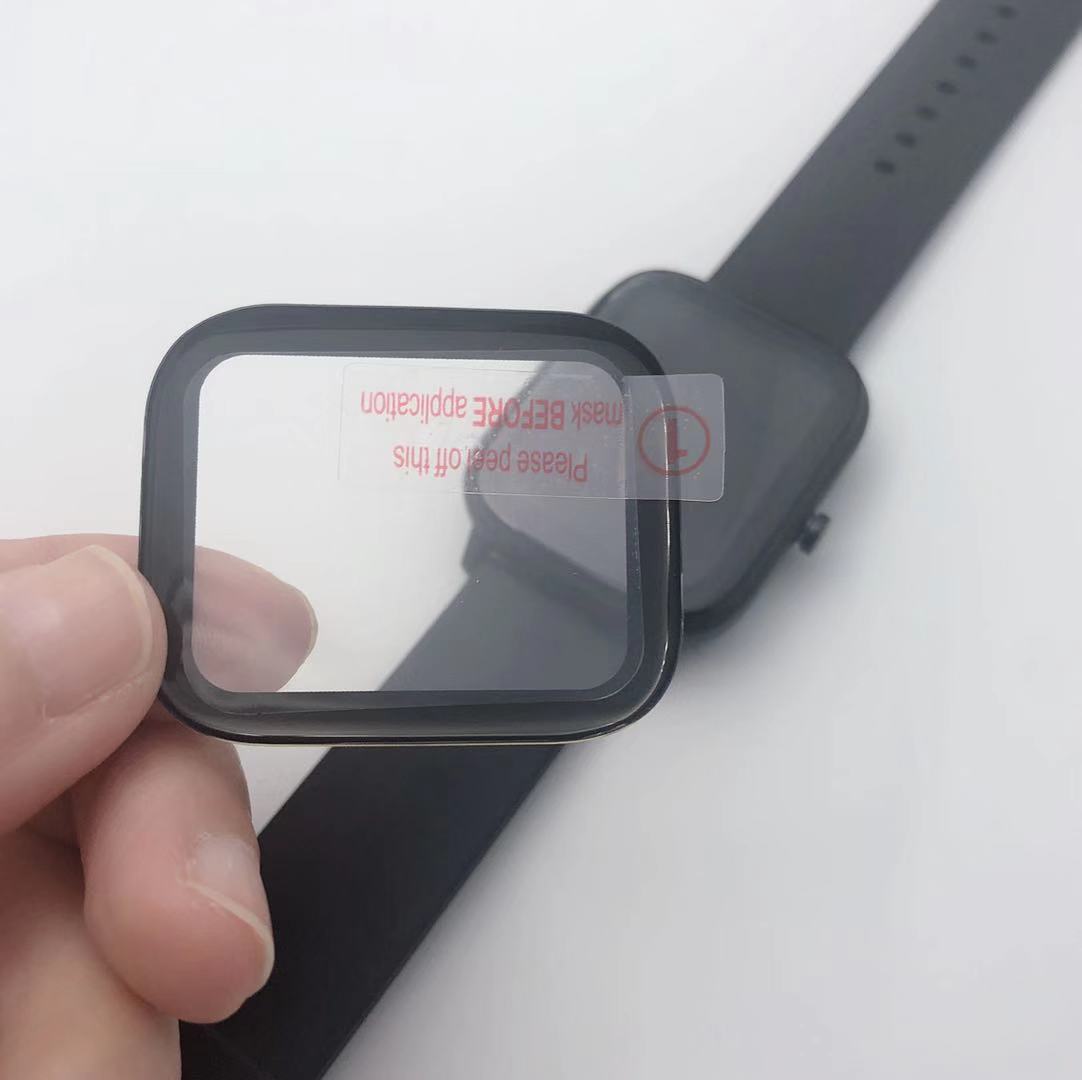3D PMMA miếng bảo vệ màn hình Bảo Hiểm Đầy Đủ Cho Huami AMAZFIT GTS 2E GTS2 Mini GTS3 Smartwatch miếng bảo vệ màn hình