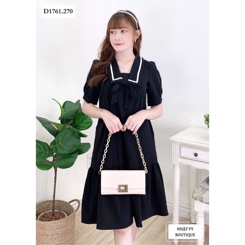 Đầm bầu công sở suông thời trang