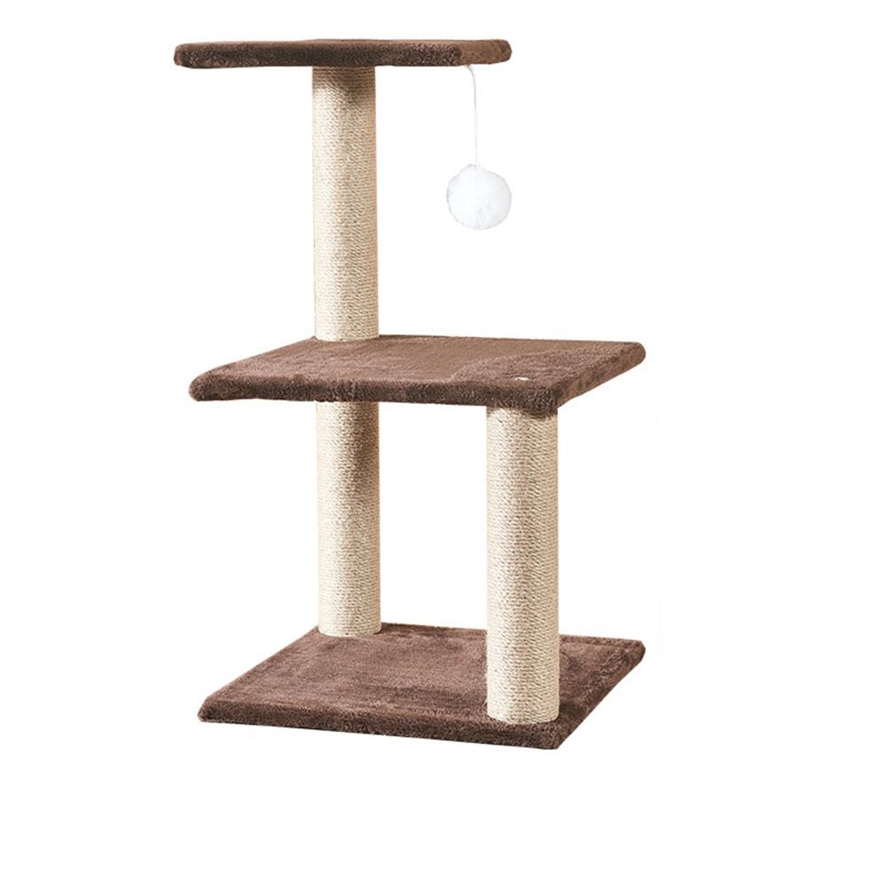 GGTU Transparent Cat Tree Tower Hanging Balls Acrylic Sleep Cat House