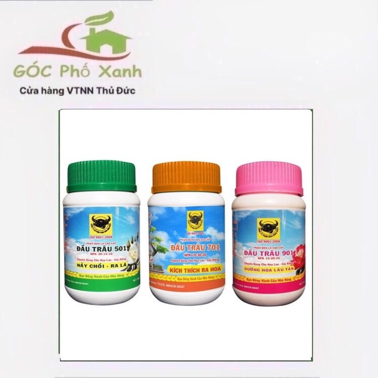 Phân bón lá đầu trâu COMBO 3 Hũ 501 701 901