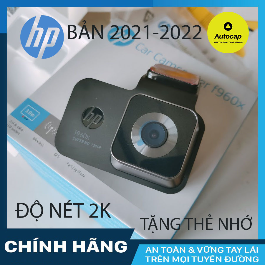 Camera hành trình HP F960x Wifi G.P.S + KM thẻ 32GB class 10.Bảo hành 12 thumbnail