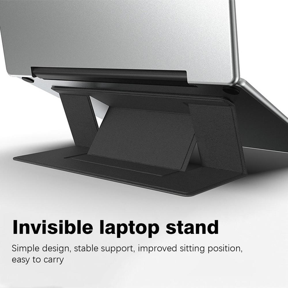 【New arrival】Folding Laptop Stand Height Adjustable Invisible Laptop ...