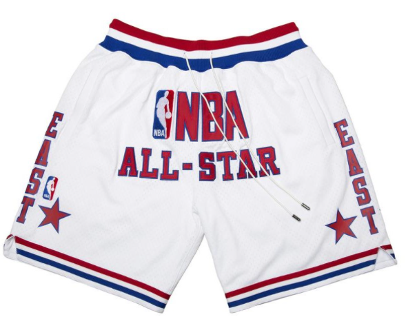 white nba shorts