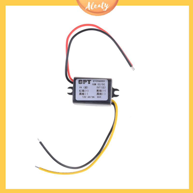 Aleaty💝 Bộ chuyển đổi DC-DC 12V sang 6V Mô đun giảm áp Bộ điều chỉnh điện áp nguồn