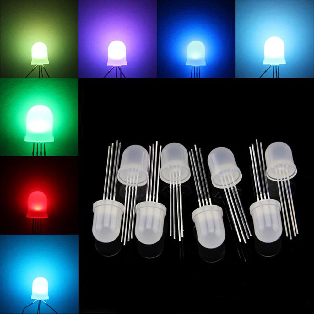 【UrbanNomad】10~1000Pcs PL9823 APA106 WS2811F5 5mm F8 8mm LEDs Round RGB ...