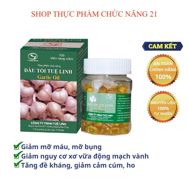 VIÊN DẦU TỎI TUỆ LINH