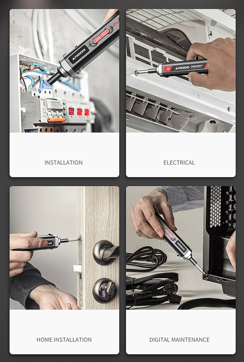 Electric screwdriver small household rechargeable mini lithium battery tool set