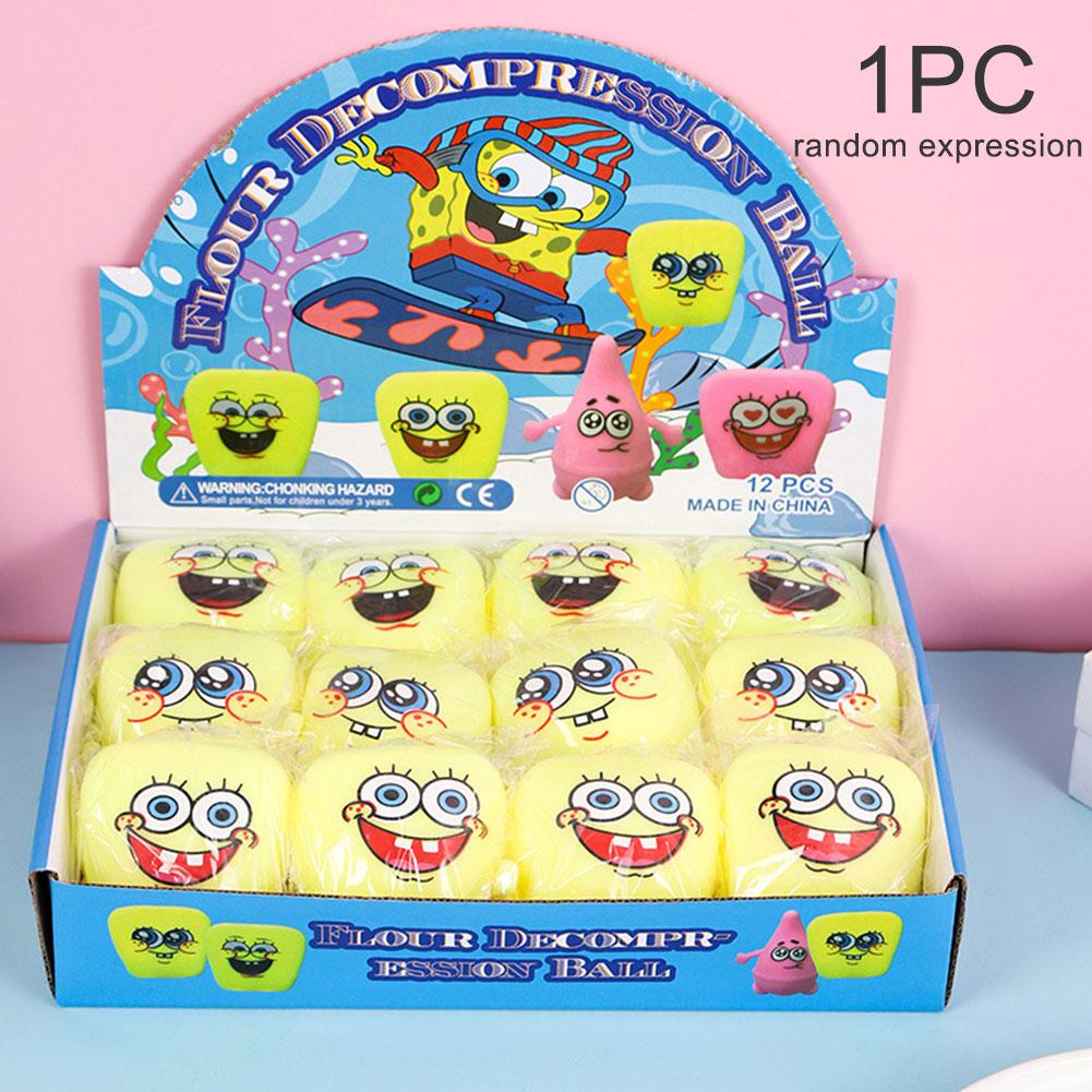 Random Emoticons Spongebob Stress Relief Squeeze Toy Decompression