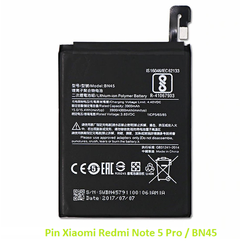 PIN BN45 XIAOMI REDMI NOTE 5