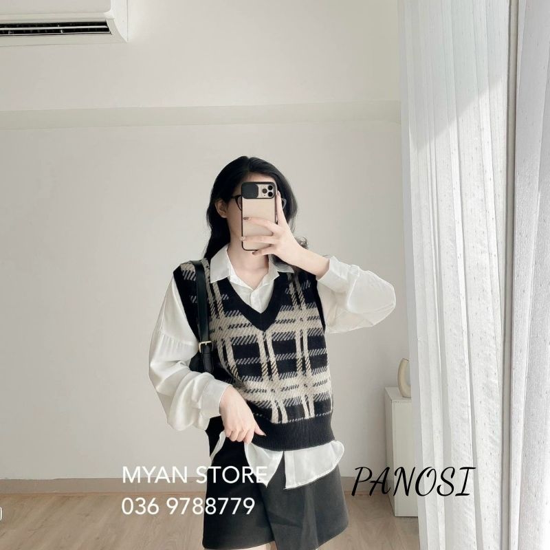 Áo gile len nữ áo len nữ style trẻ trung năng động - A521